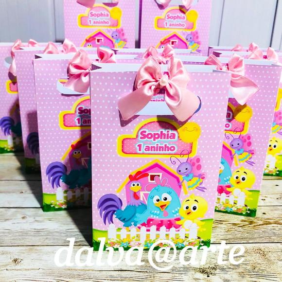 Mini Sacolinha Galinha Pintadinha Candy
