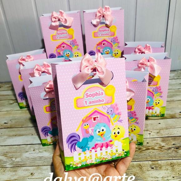Mini Sacolinha Galinha Pintadinha Candy