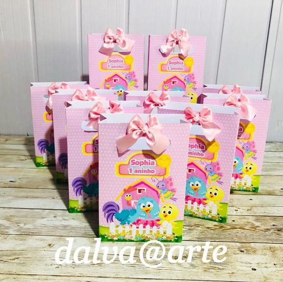 Mini Sacolinha Galinha Pintadinha Candy