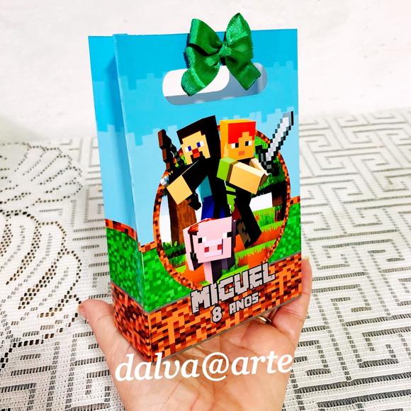 Mini Sacolinha Minecraft