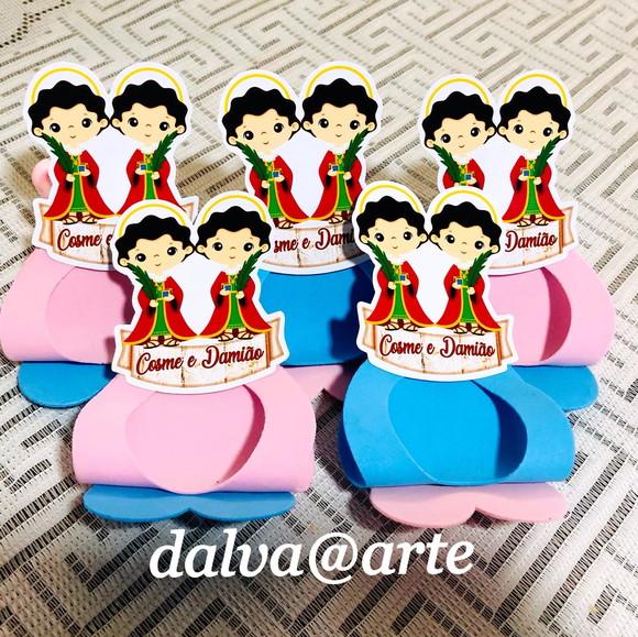 Porta Bombom Cosme e Damião