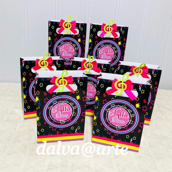Sacolinha Tema Neon