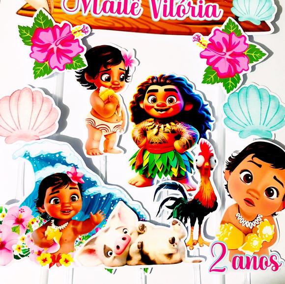 Topo de Bolo Moana