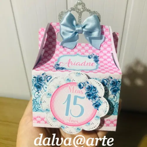 Caixinha Lancheirinha 15 Anos