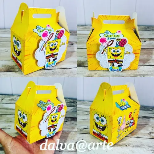 Caixinha Lancheirinha Bob Esponja