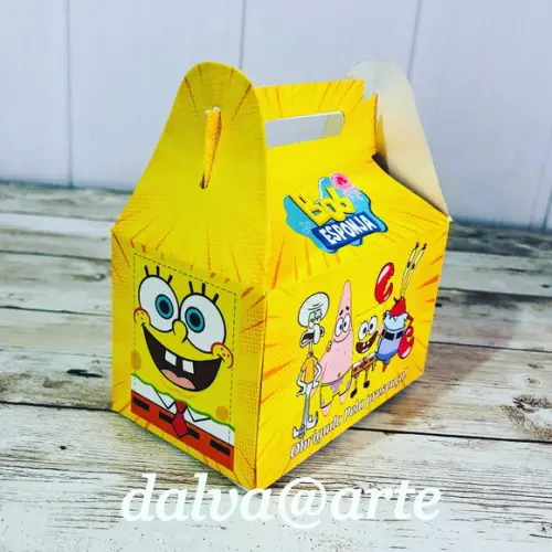 Caixinha Lancheirinha Bob Esponja