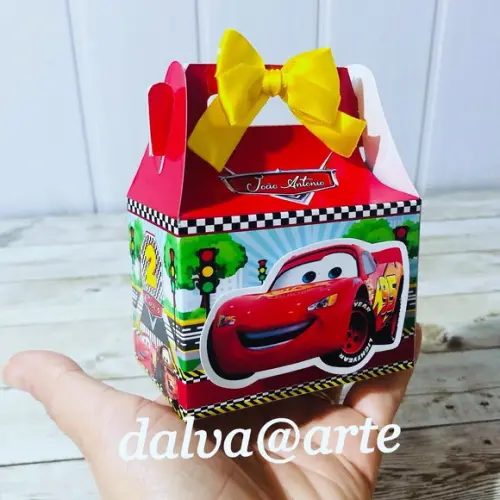 Caixinha Lancheirinha Carros