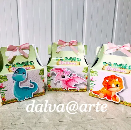 Caixinha Lancheirinha Dinossauros