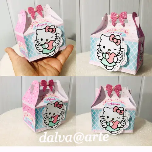 Caixinha Lancheirinha Hello Kitty