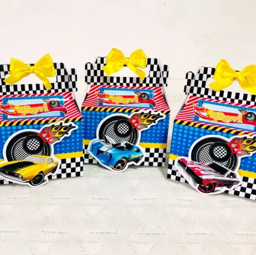 Caixinha Lancheirinha Hot Wheels