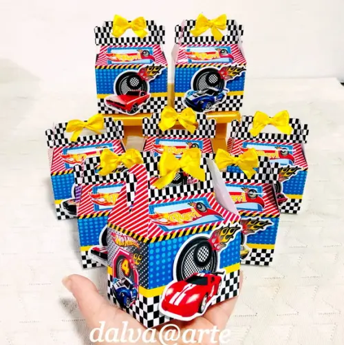 Caixinha Lancheirinha Hot Wheels