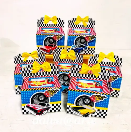 Caixinha Lancheirinha Hot Wheels