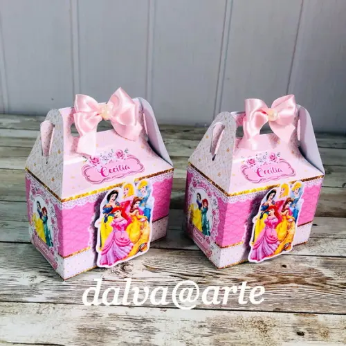 Caixinha Lancheirinha Princesas