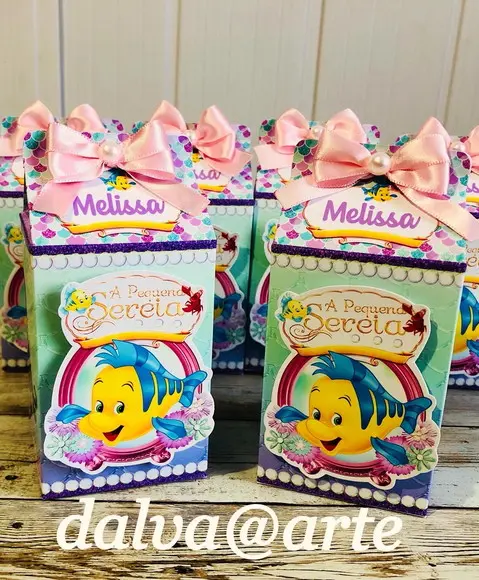 Caixinha Milk Ariel e Seus Amigos