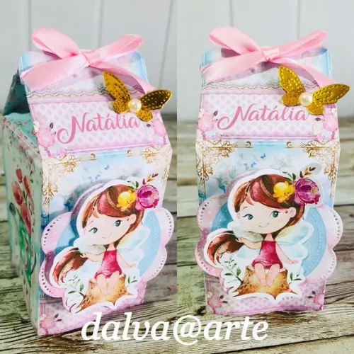 Caixinha Milk Bosque Encantado(versão Aquarela)