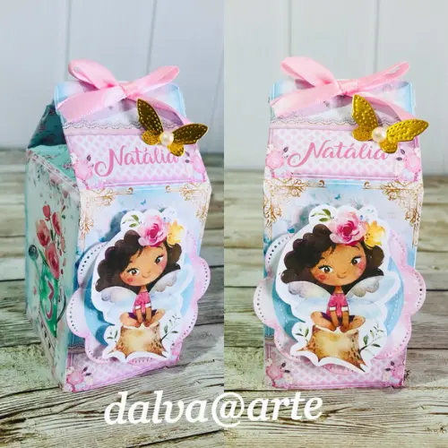 Caixinha Milk Bosque Encantado (versão Aquarela)