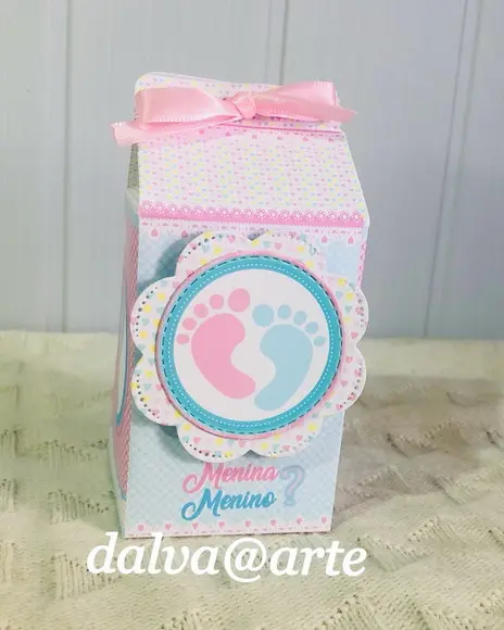 Caixinha Milk Chá Revelação (pezinho)