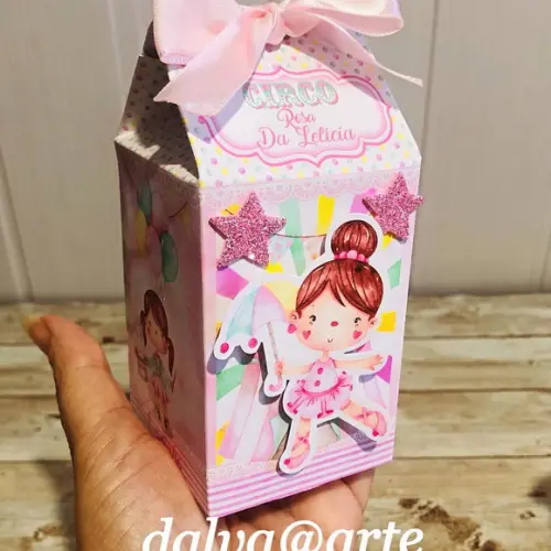 Caixinha Milk Circo Rosa