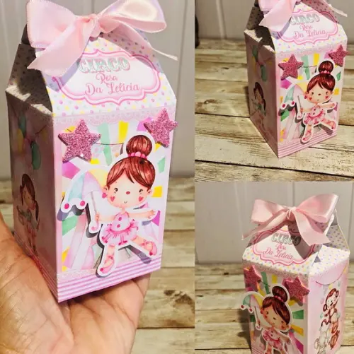 Caixinha Milk Circo Rosa
