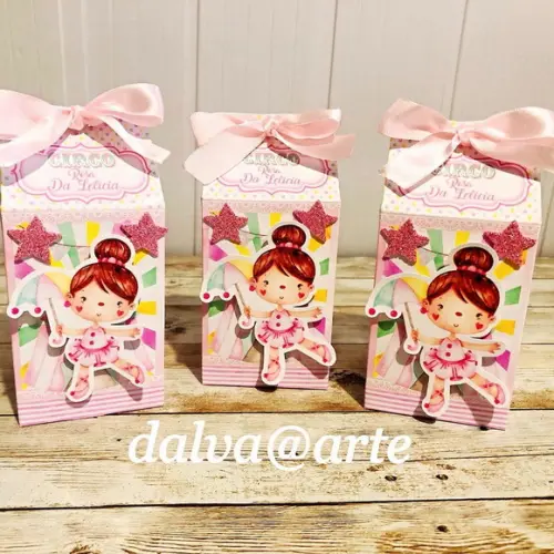 Caixinha Milk Circo Rosa