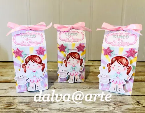 Caixinha Milk Circo Rosa