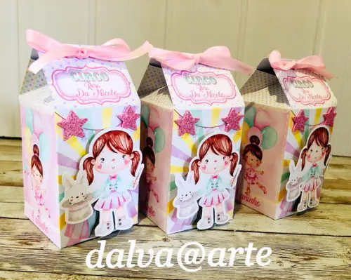 Caixinha Milk Circo Rosa