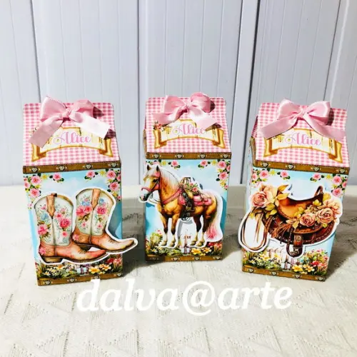 Caixinha Milk Fazendinha Boiadeira