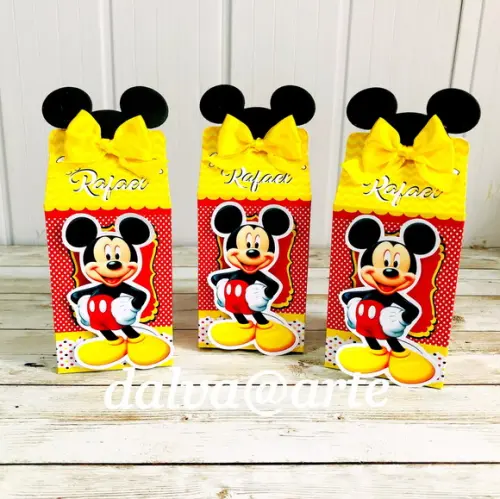 Caixinha Milk Mickey e Minnie