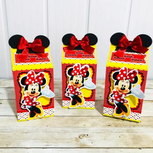 Caixinha Milk Minnie Vermelha