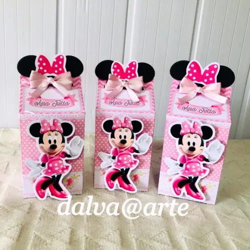Caixinha Milk Minnie Rosa