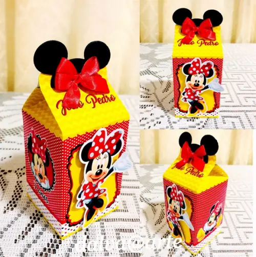 Caixinha Milk Minnie Vermelha