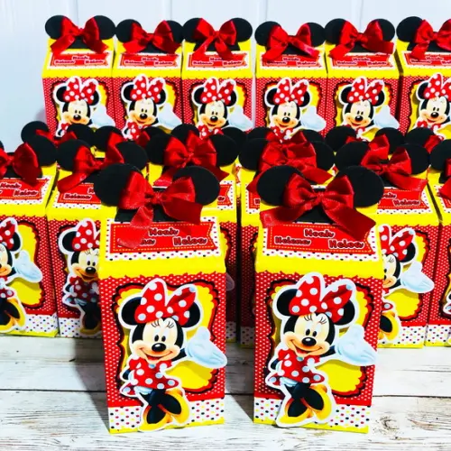 Caixinha Milk Minnie Vermelha