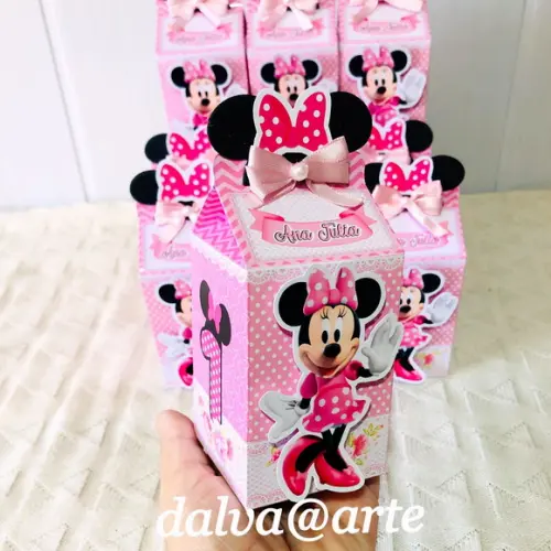 Caixinha Milk Minnie Rosa