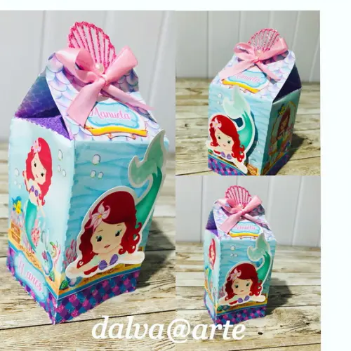 Caixinha Milk Sereia Ariel