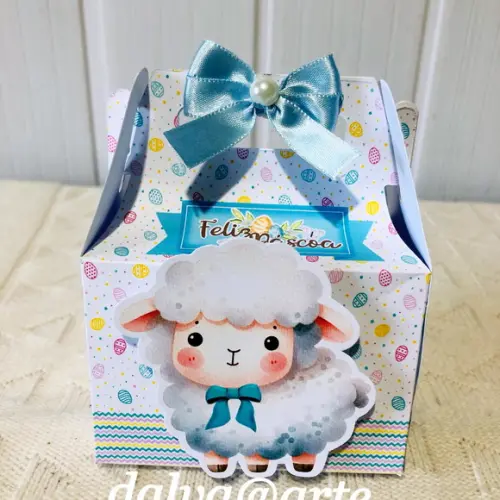 Caixinha Mini Lancheirinha Ovelhinha