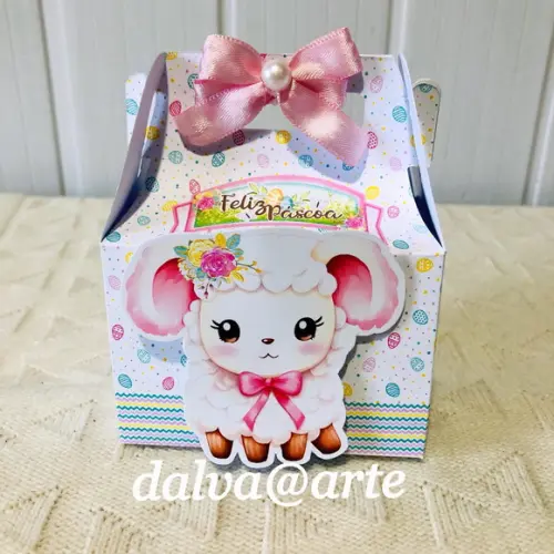 Caixinha Mini Lancheirinha Ovelhinha
