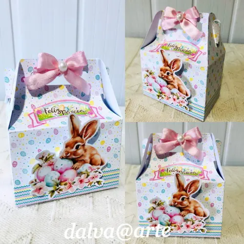 Caixinha Mini Lancheirinha Páscoa