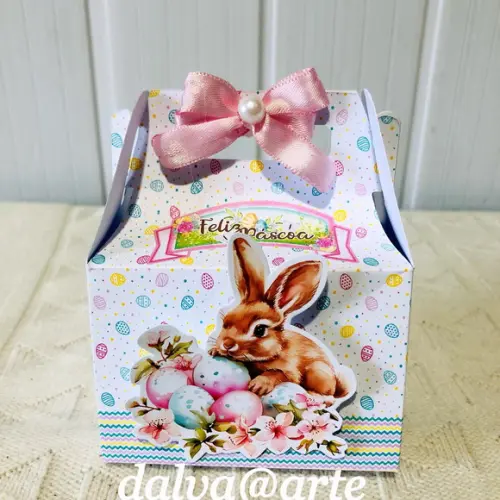 Caixinha Mini Lancheirinha Páscoa