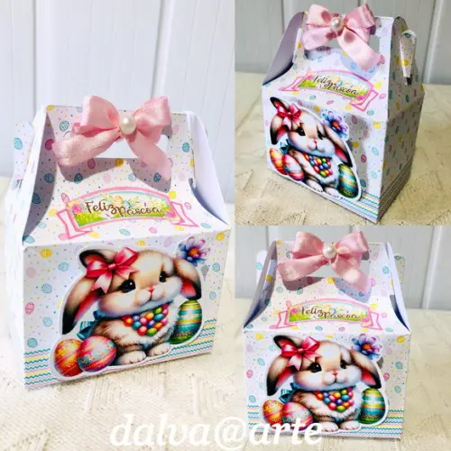 Caixinha Mini Lancheirinha Páscoa