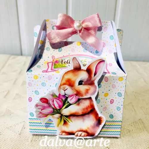 Caixinha Mini Lancheirinha Páscoa