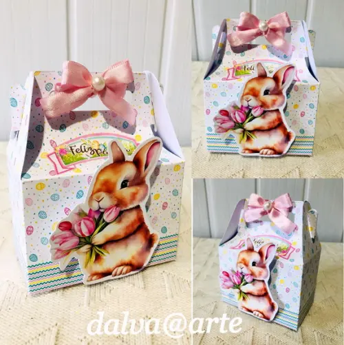 Caixinha Mini Lancheirinha Páscoa