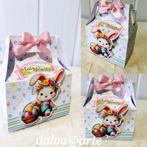 Caixinha Mini Lancheirinha Páscoa