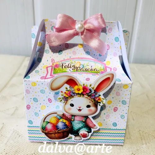 Caixinha Mini Lancheirinha Páscoa