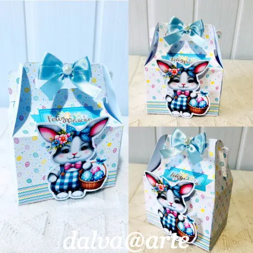 Caixinha Mini Lancheirinha Páscoa