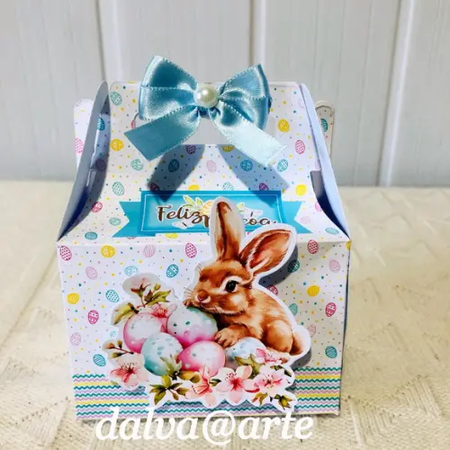 Caixinha Mini Lancheirinha Páscoa