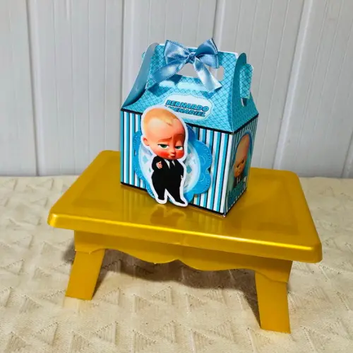 Caixinha Mini Lancheirinha Poderoso Chefinho