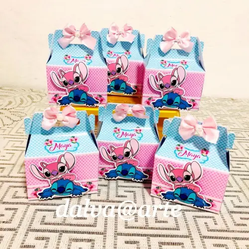 Caixinha Mini Lancheirinha Stitch