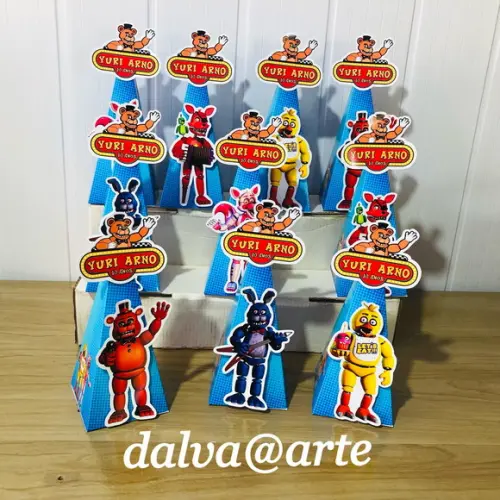 Caixinha Pirâmide Five Nights At Fredys