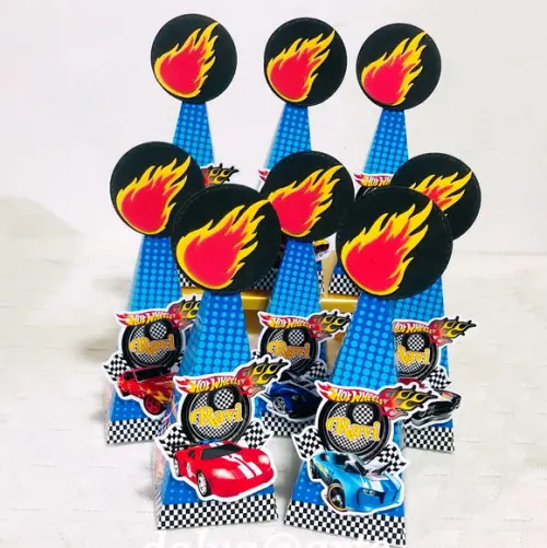 Caixinha Pirâmide Hot Wheels
