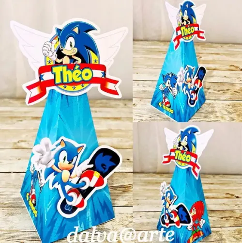 Caixinha Pirâmide Sonic
